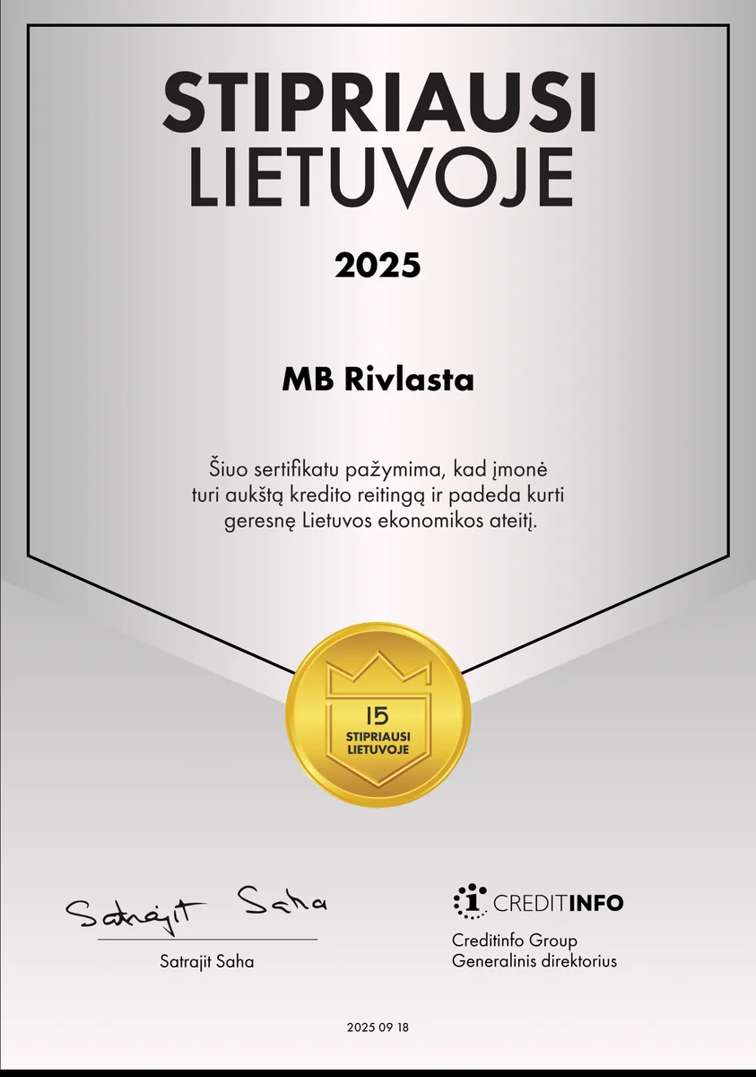 Stipriausi Lietuvoje 2025